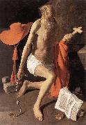 LA TOUR, Georges de St Jerome sv oil painting on canvas